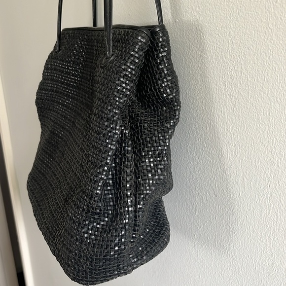 Nine West woven black shoulder bag - Picture 5 of 10